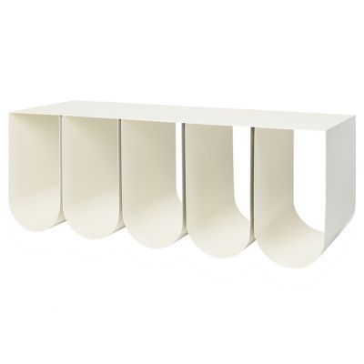 Curved Bench beige Kristina Dam Studio